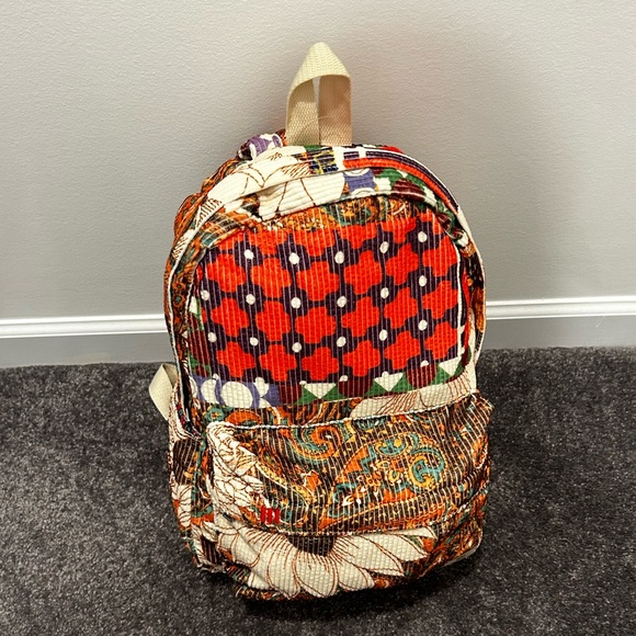 BDG Handbags - BDG Backpack Printed Corduroy Floral/ Paisley